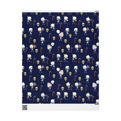 Skulls & Ghouls Christmas Wrapping Paper