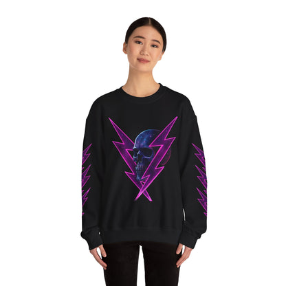 Night Riot Skull Crewneck