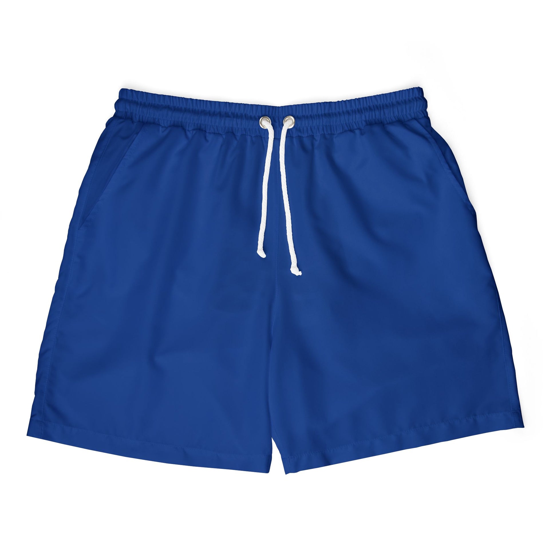 Blue unisex swim shorts - alternative beach fashion featuring ocean-inspired color and inclusive sizing for all