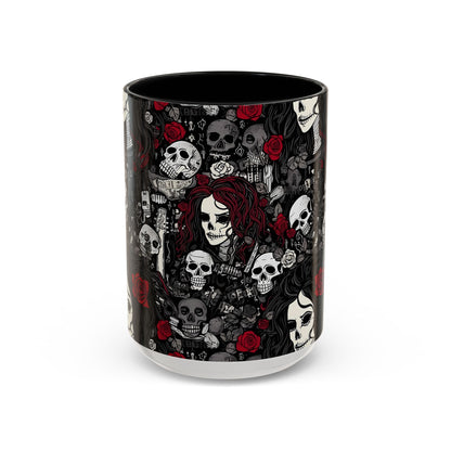 Taza de café con acento punk (11 y 15 oz) 