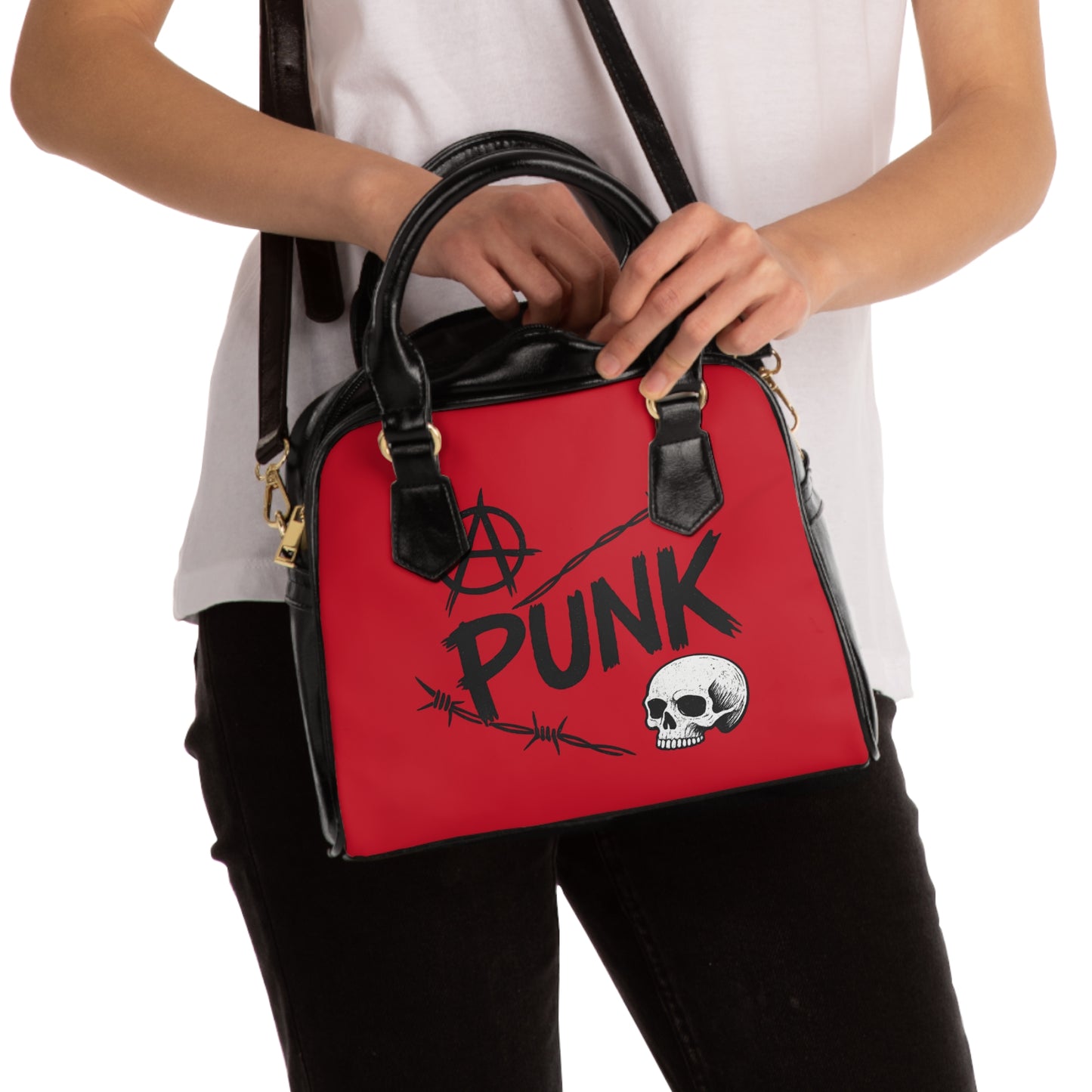 The Red Rebel Look | Shoulder Handbag