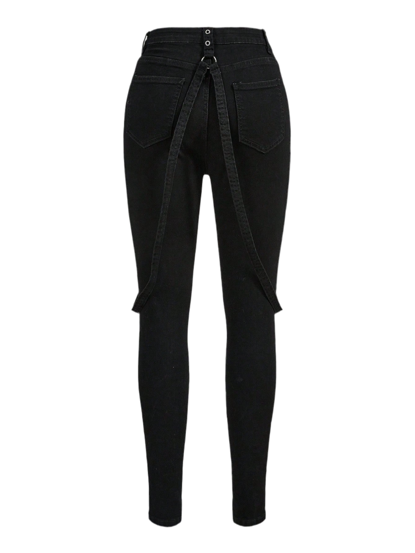Punk grunge distressed pants with ripped details - alternative fashion featuring frayed design and inclusive sizing S-5XL