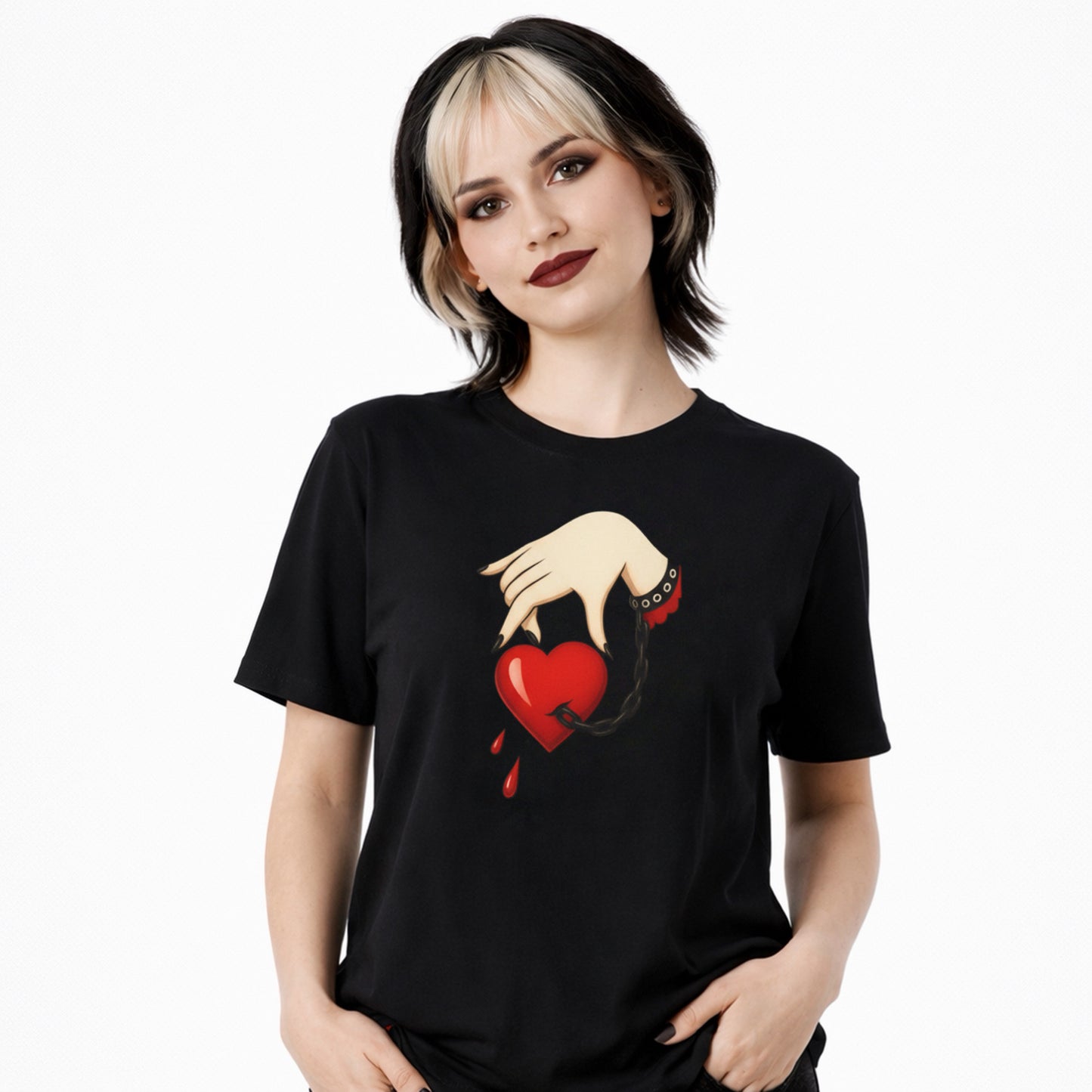 Chained Heart Graphic Tee
