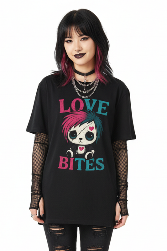 Love Bites Graphic Vampire Tee