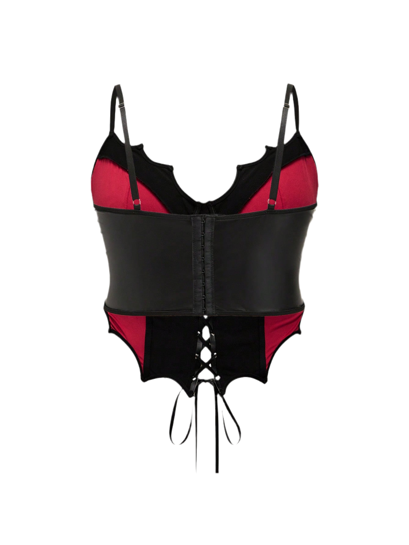 Midnight Web Bat Lace Corset
