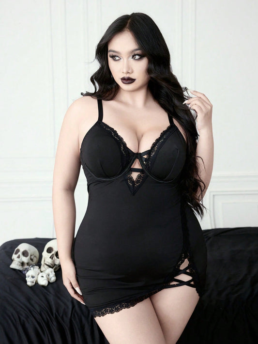 Gothic Lace Nightgown Corset Top