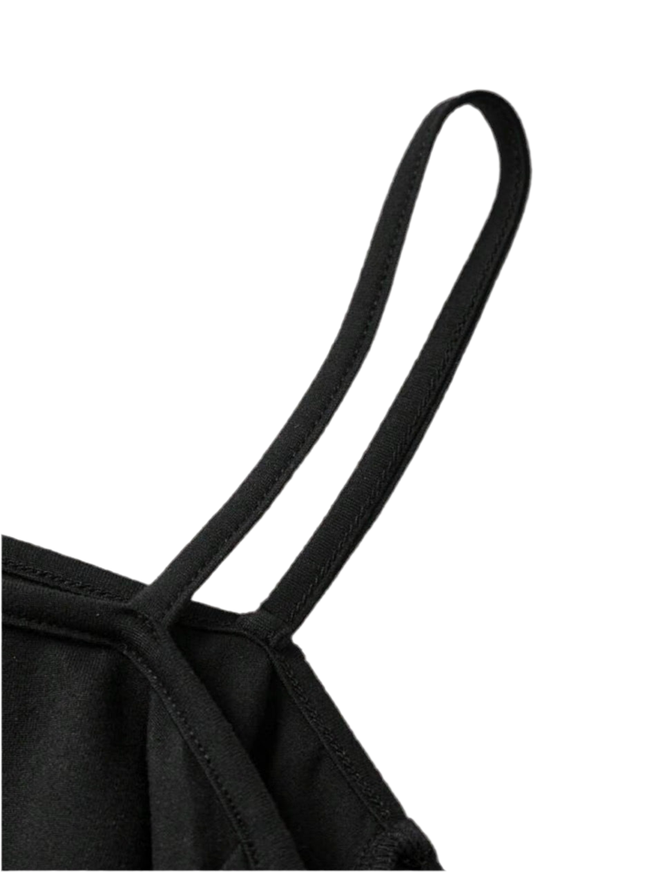 Off-shoulder black sweatshirt with white skull-and-tree design
