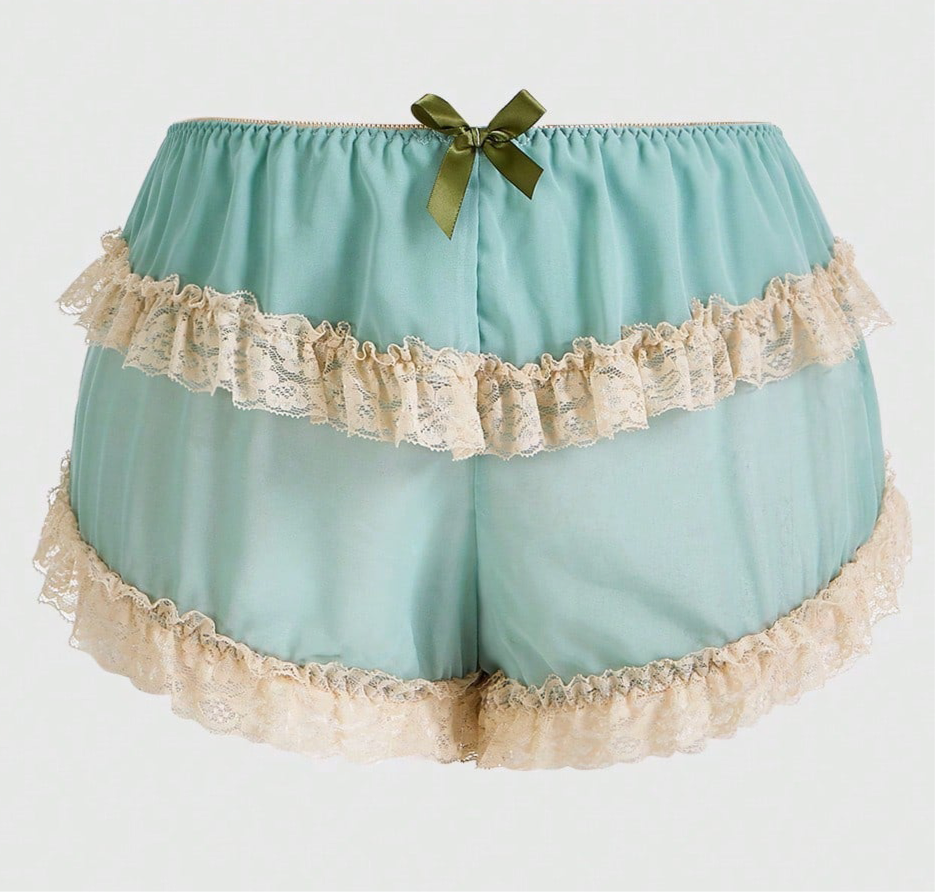 Loungewear bottoms featuring comfortable fit and matching fairycore elements