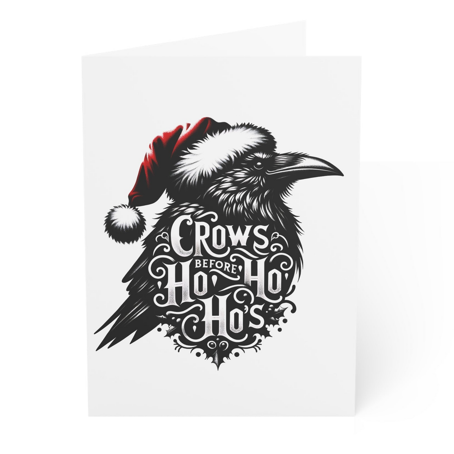 Crows Before Ho Ho Ho’s Holiday Greeting Cards - Pack of 10