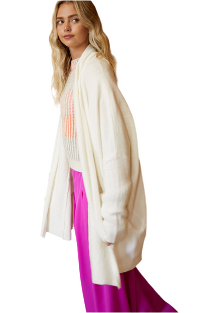 Oversized slouch gothic cardigan with dolman sleeves
Patterned knit cardigan in relaxed oversized fit
Alternative fashion gothic cardigan with grunge-inspired design
