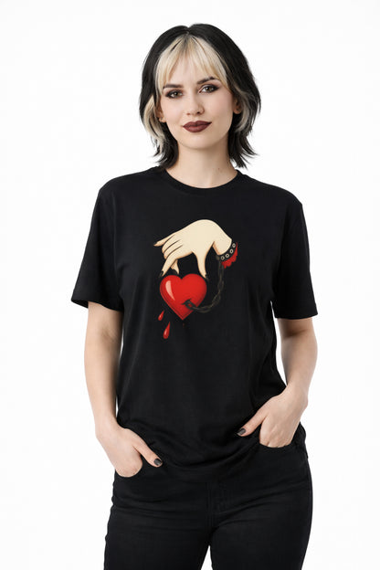 Chained Heart Graphic Tee