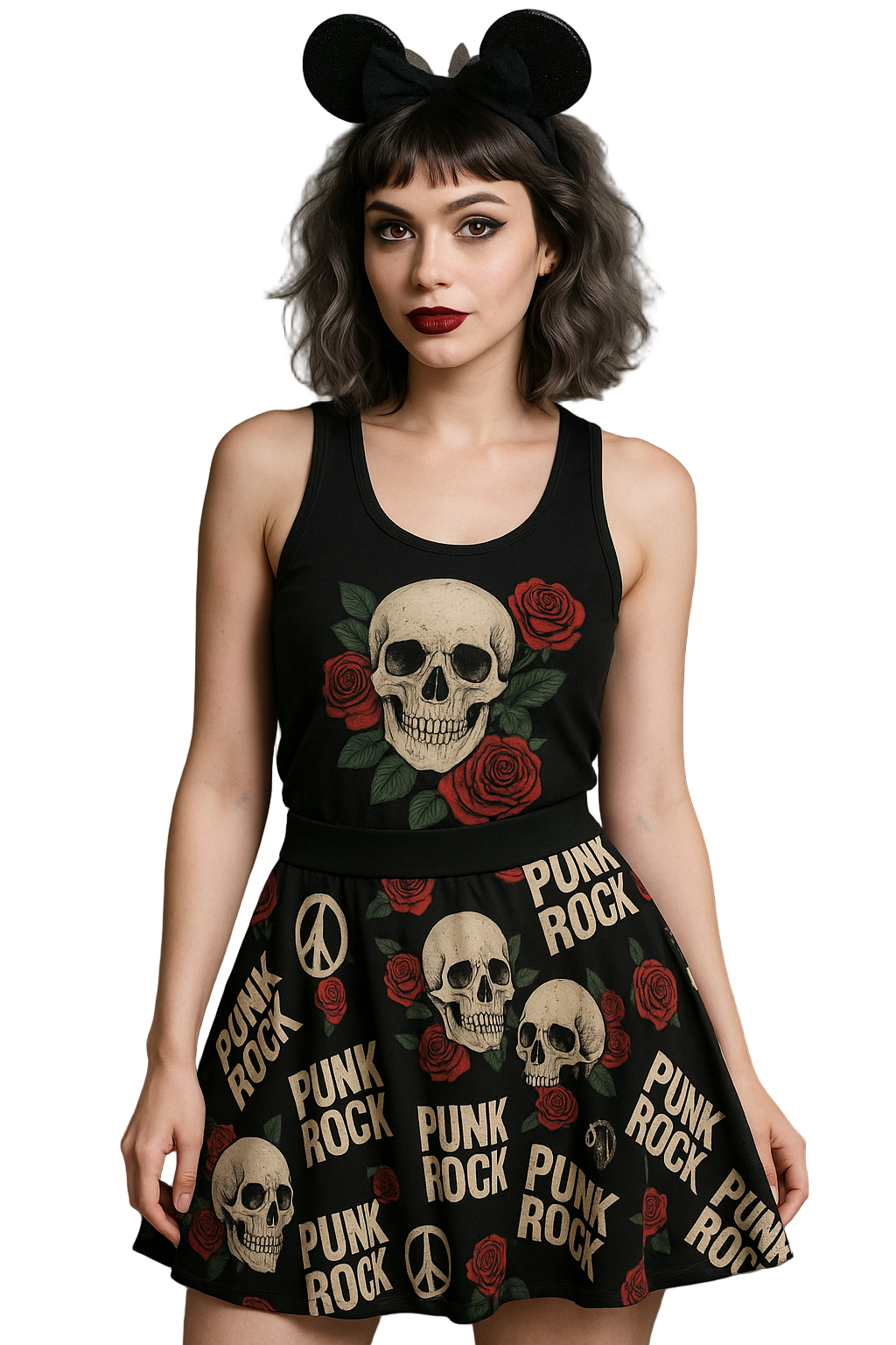 Thorned Midnight Graphic Tank Top