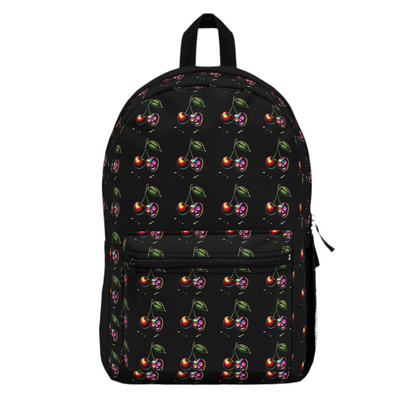 Cherry skull backpack - alternative fashion accessory featuring playful punk design and practical storage