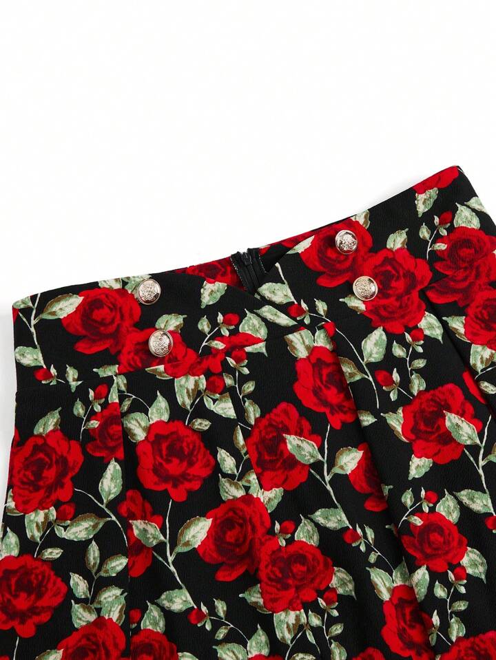 Gothic pleated mini skirt in dark design - alternative fashion featuring sweet-meets-dark style with inclusive sizing S-5XL