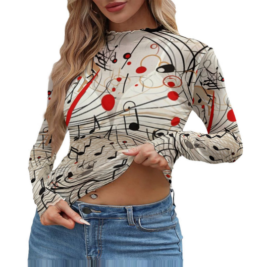 Symphony Rebel Mock Neck Top