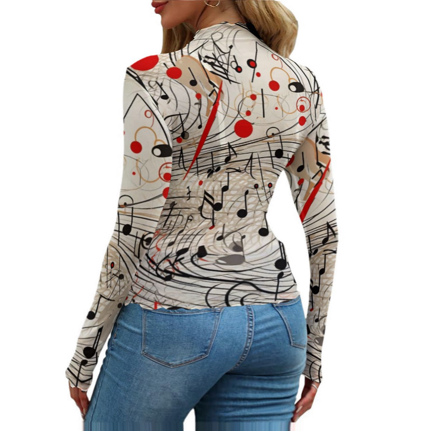 Symphony Rebel Mock Neck Top