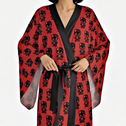 The Rock Collective Little Rebel Voodoo Kimono Robe