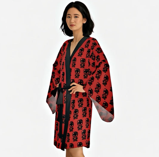 The Rock Collective Little Rebel Voodoo Kimono Robe