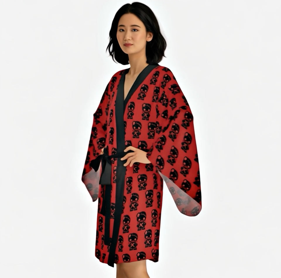 The Rock Collective Little Rebel Voodoo Kimono Robe