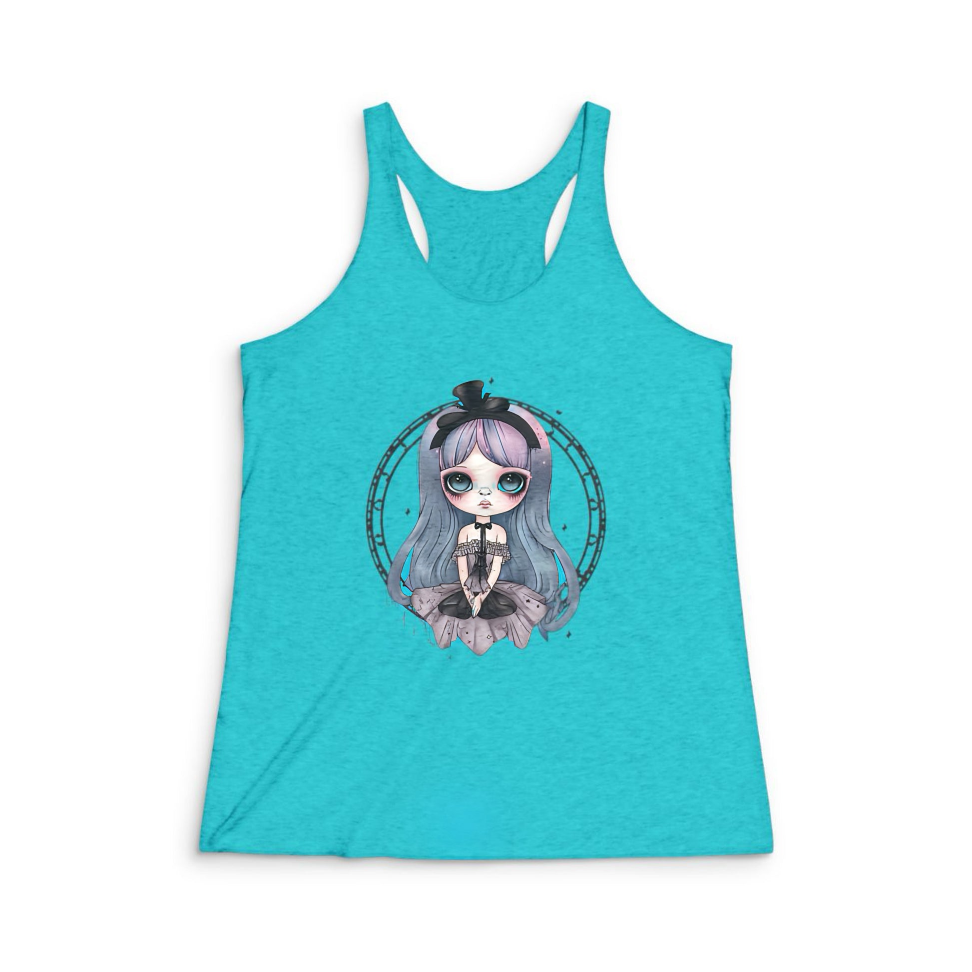 Goth Candy tank top with pastel goth design

Alternative fashion pastel goth graphic tank top

Edgy rocker tank top in gothic pastel style



