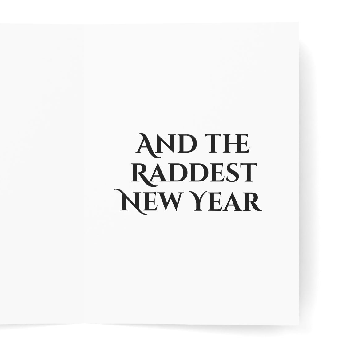 Punk Rock Reindeer Holiday Greeting Cards - Pack of 10