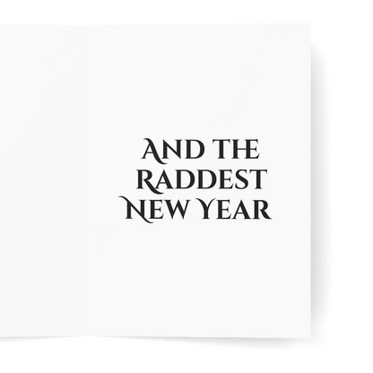 Punk Rock Reindeer Holiday Greeting Cards - Pack of 10