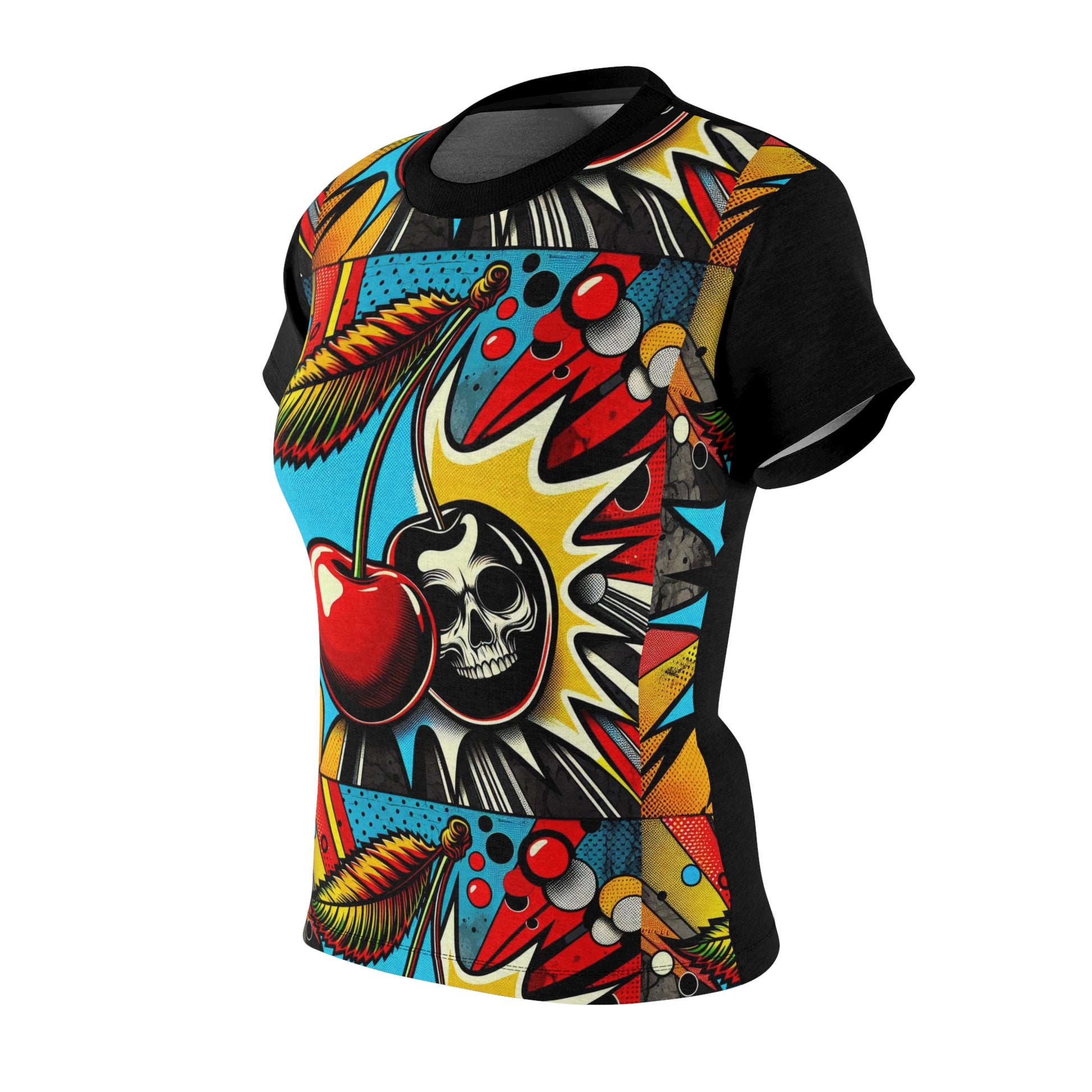 Person dancing at a music festival with arms raised, surrounded by a crowd and stage lights.