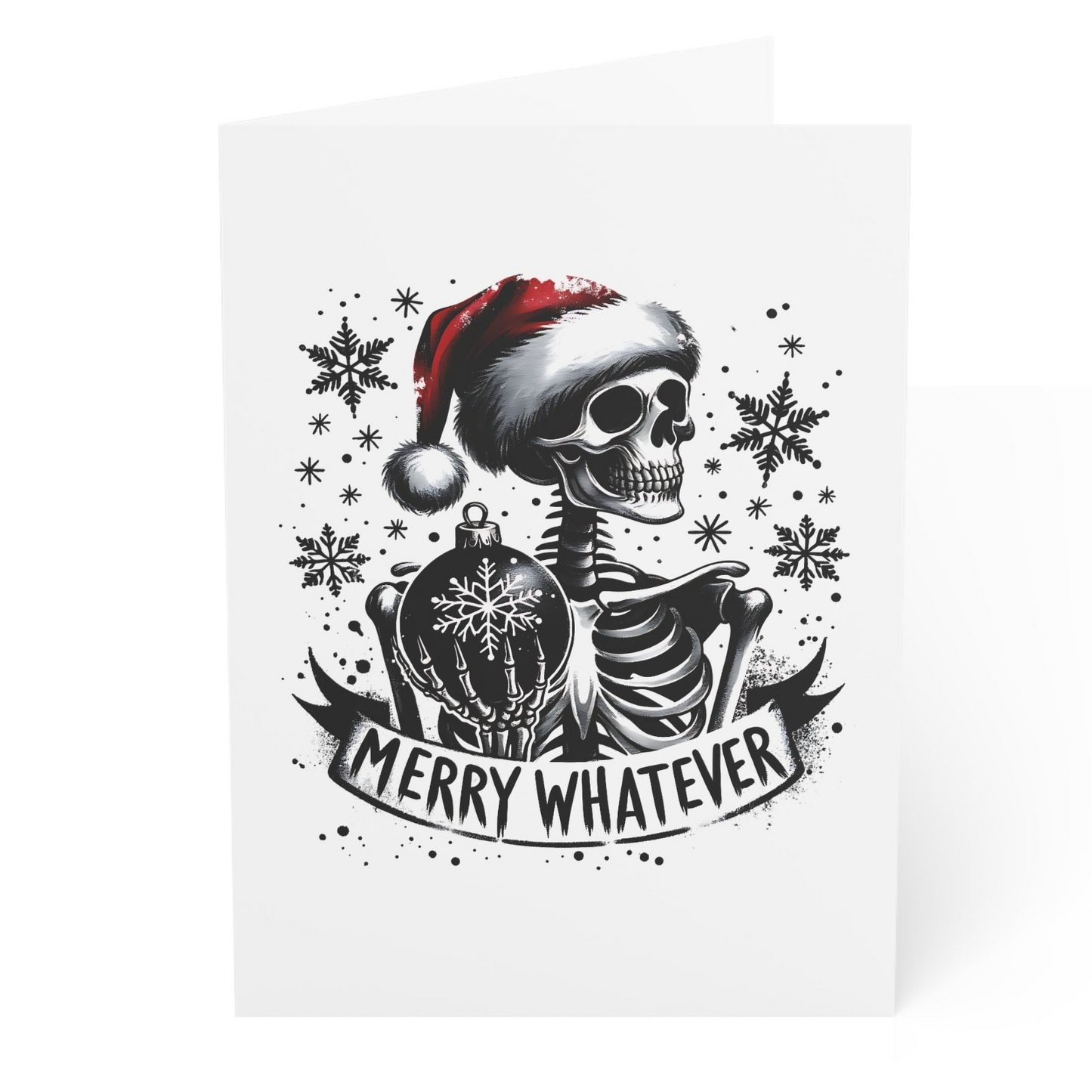 Skull-Full Joyful Holiday Greeting Cards - Pack of 10