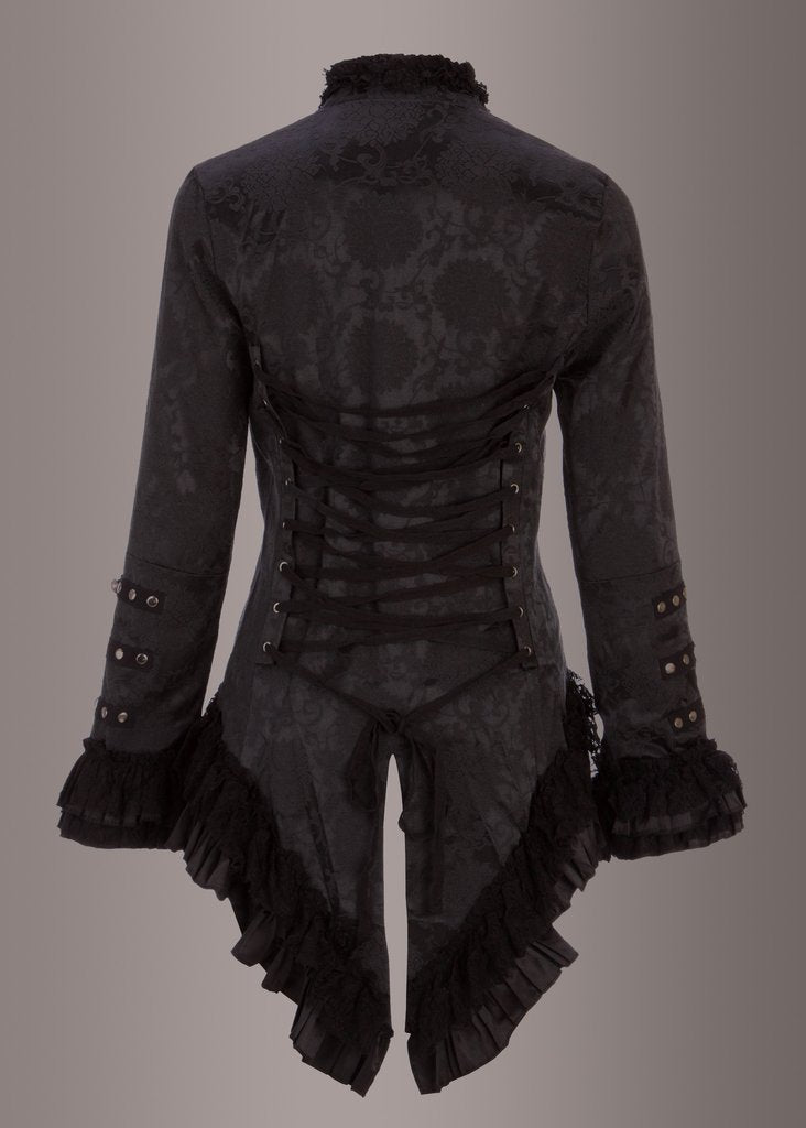 Elegant Black Victorian Jacket