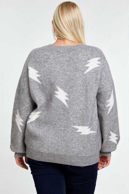 Suéter de punto extragrande Shadowloom