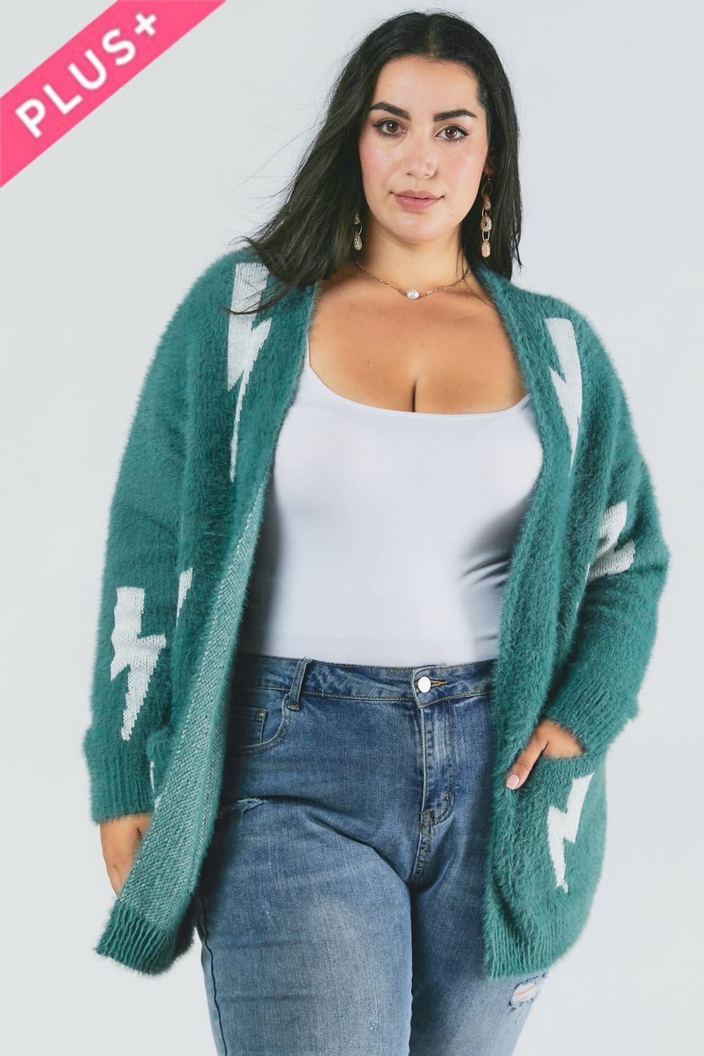 Ashveil Printed Longline Cardigan