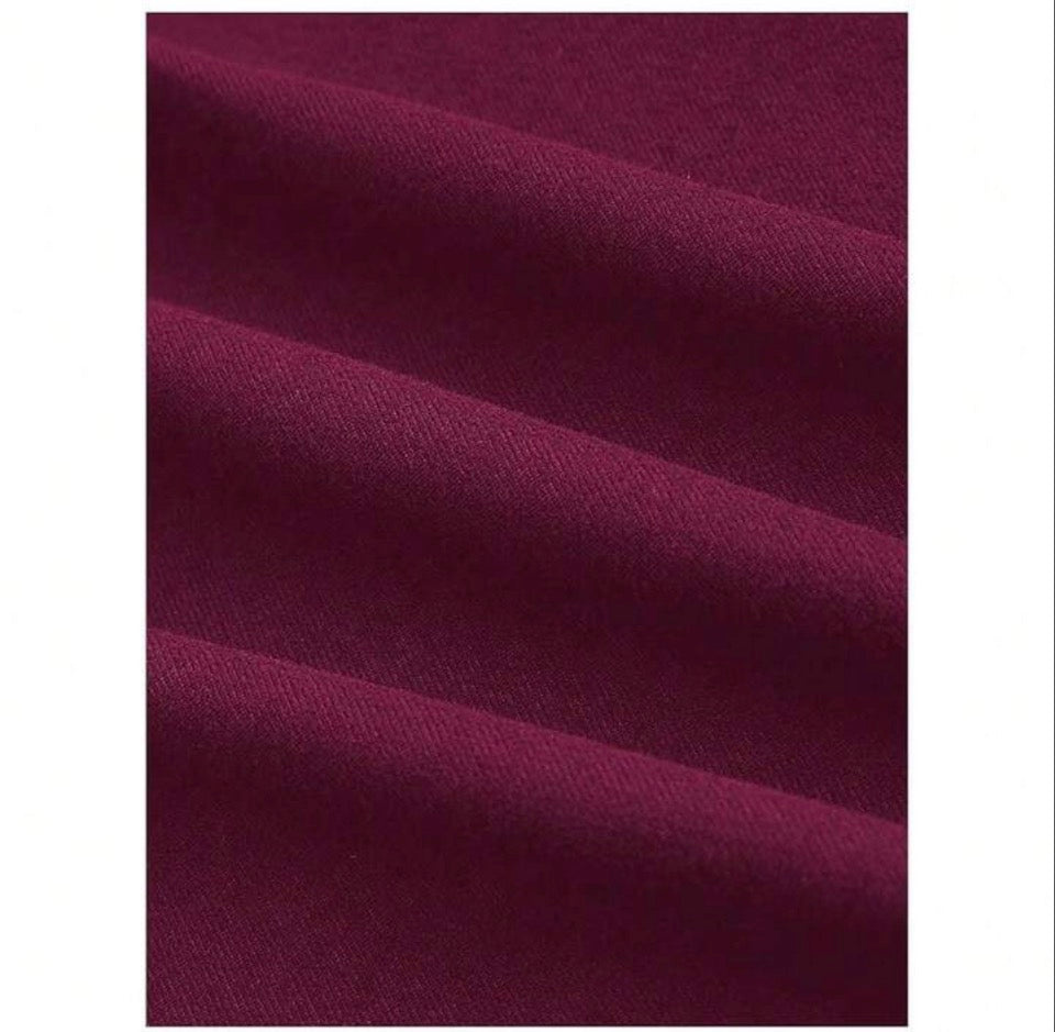 Close-up of dark purple fabric with visible texture