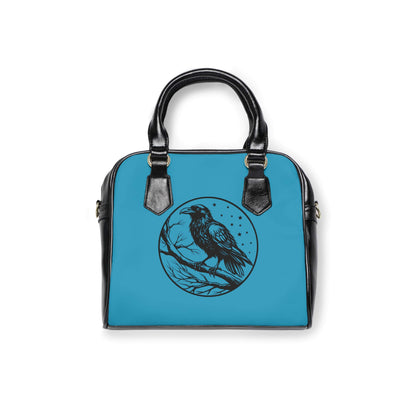 Raven’s Twilight gothic handbag with raven motif
Alternative fashion gothic purse with raven design
Edgy punk rock handbag with gothic raven artwork
