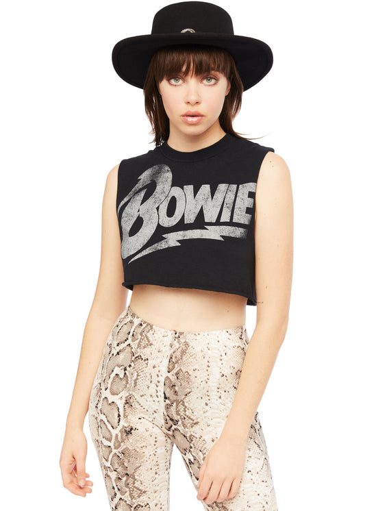 David Bowie Cropped Tee