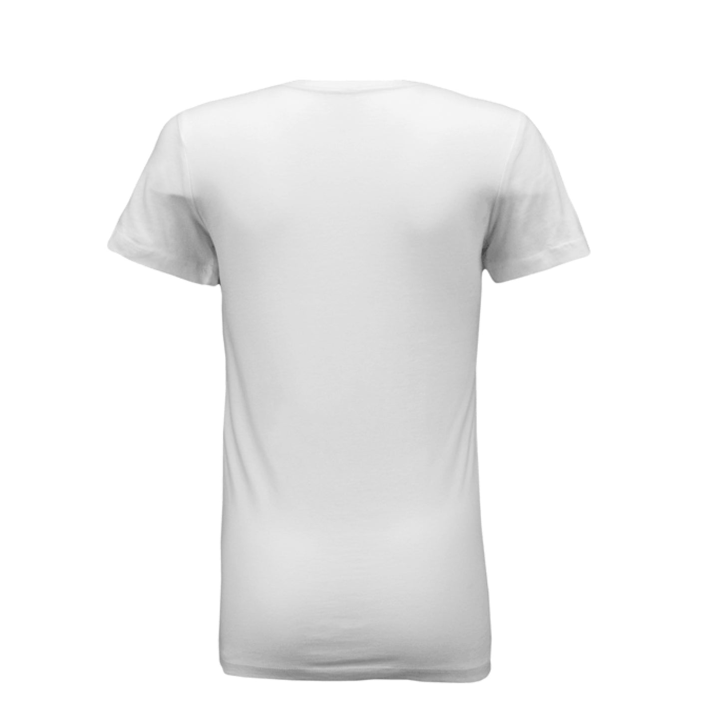 Midnight Crest Skull Tee plain white back