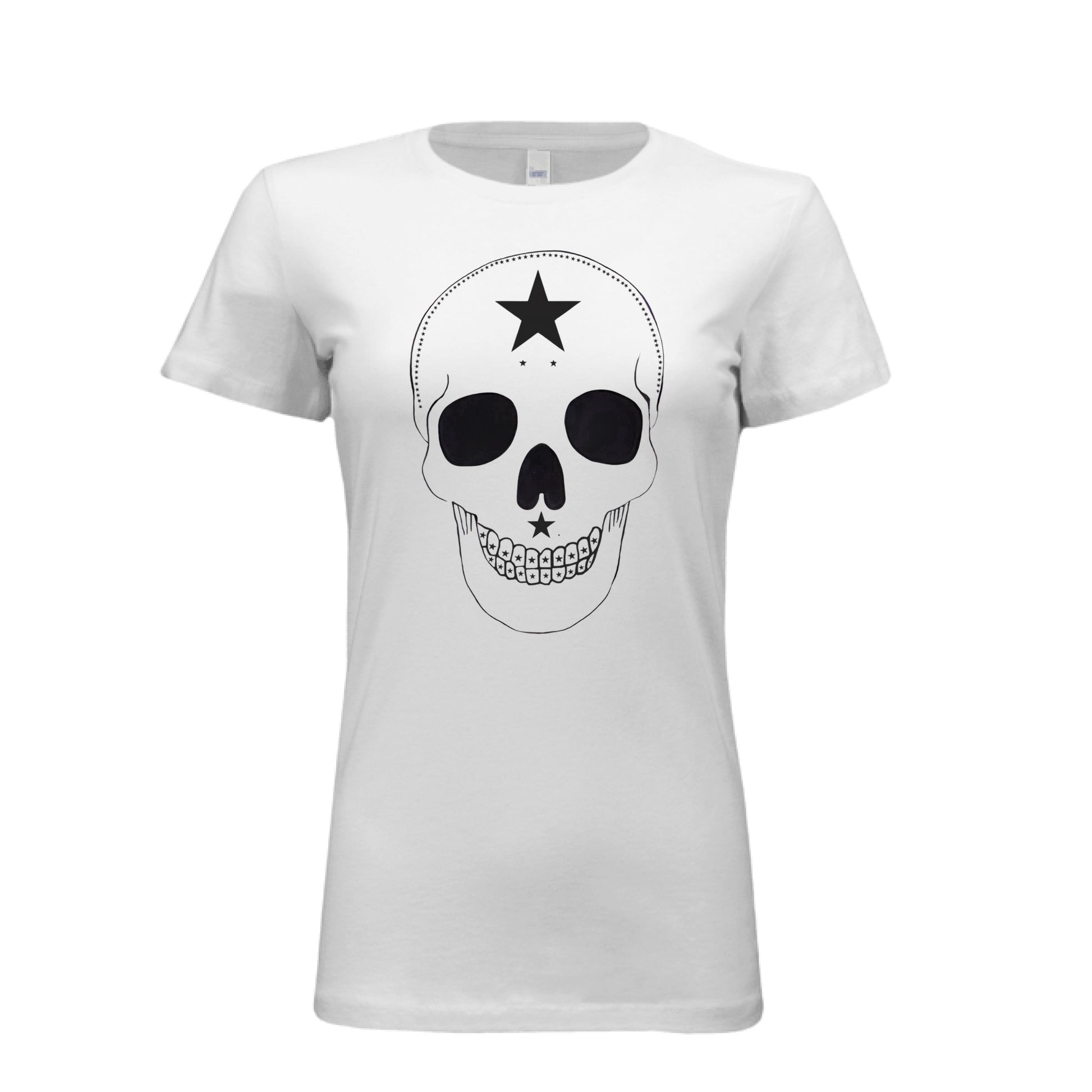 Midnight Crest Logo Tee flat lay with neckline and sleeve detail
