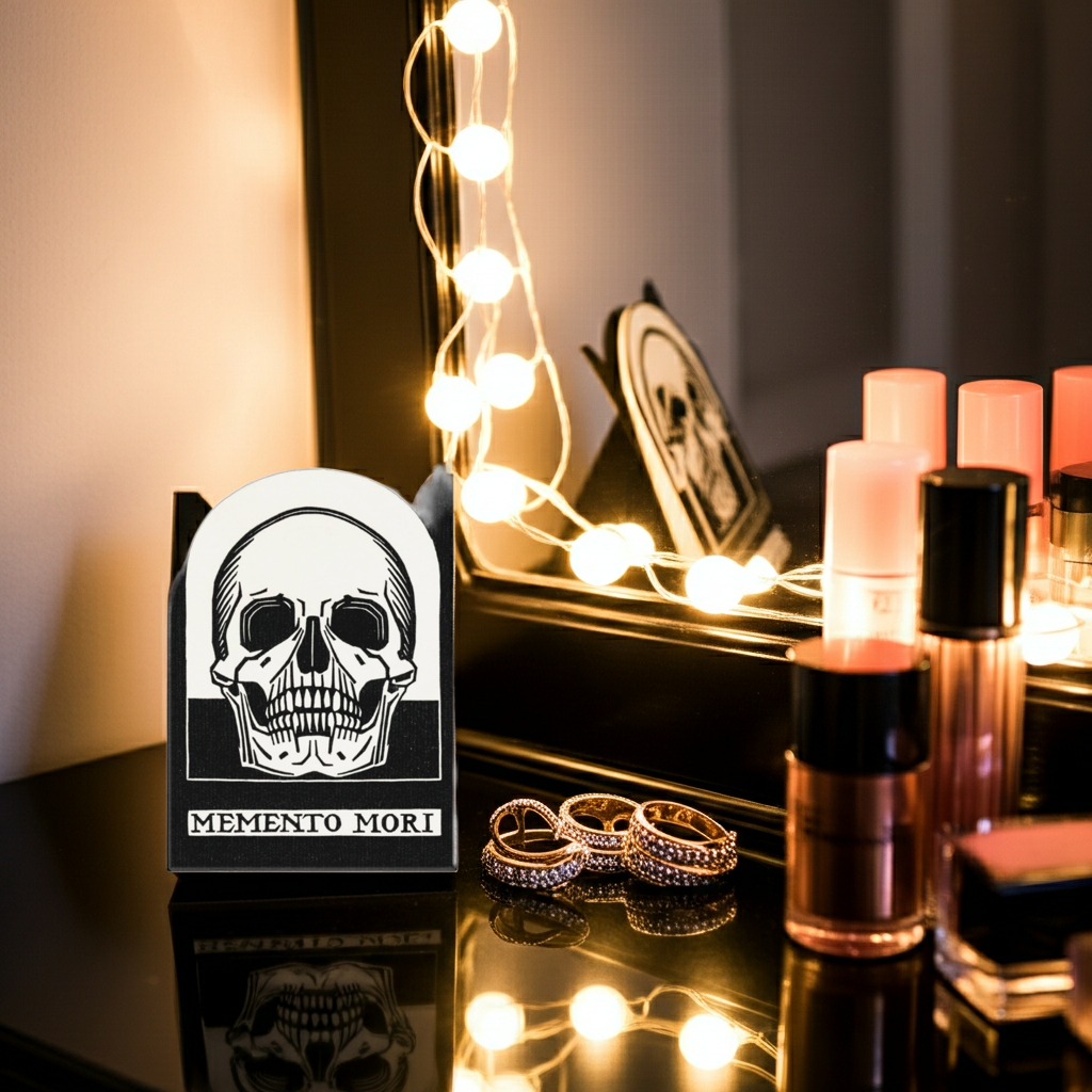 “Memento Mori" by Julie De Graag Compact Mirror